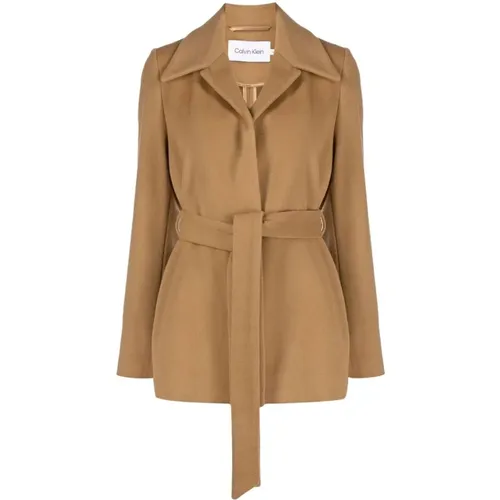 Coats > Belted Coats - - Calvin Klein - Modalova