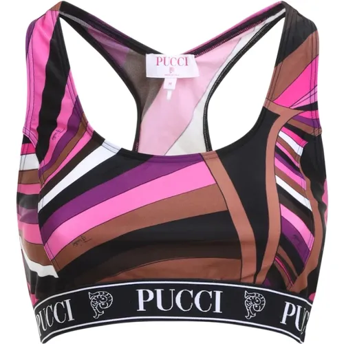 Sport > Fitness > Training Tops > Sport Bras - - EMILIO PUCCI - Modalova