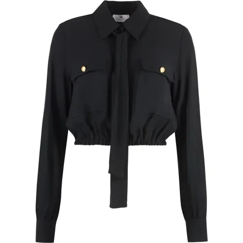 Blouses & Shirts > Shirts - - Elisabetta Franchi - Modalova