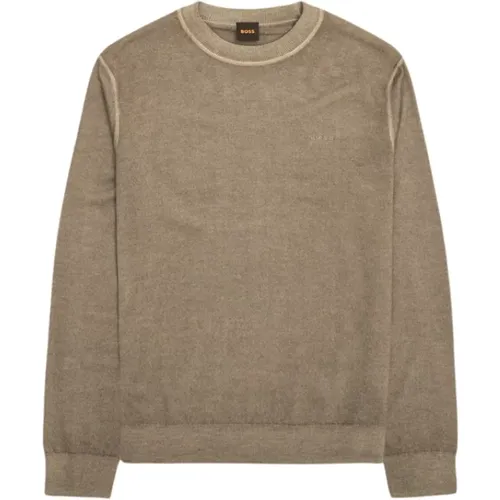 Knitwear > Round-neck Knitwear - - Hugo Boss - Modalova