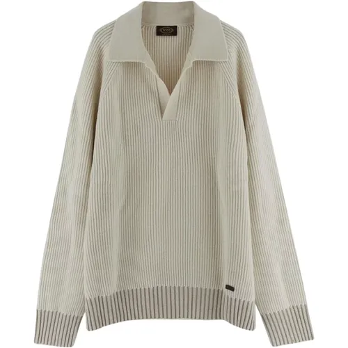 Knitwear > V-neck Knitwear - - TOD'S - Modalova