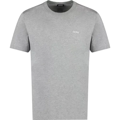 Tops > T-Shirts - - Ermenegildo Zegna - Modalova