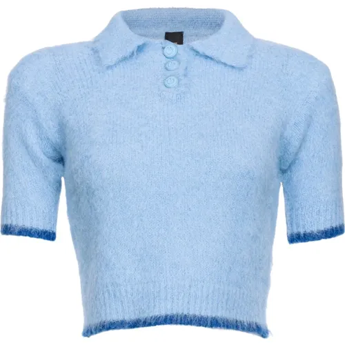 Pinko - Tops > Polo Shirts - Blue - pinko - Modalova