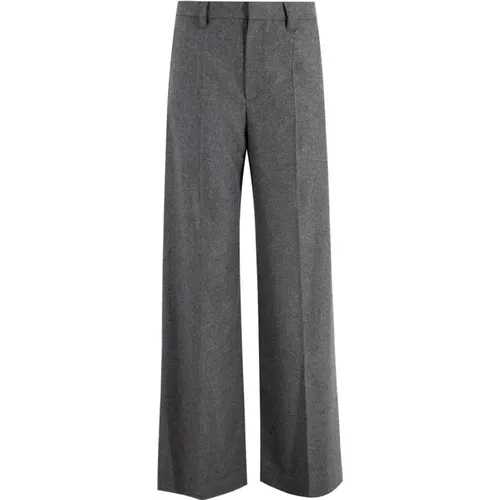 Trousers > Wide Trousers - - BRUNELLO CUCINELLI - Modalova