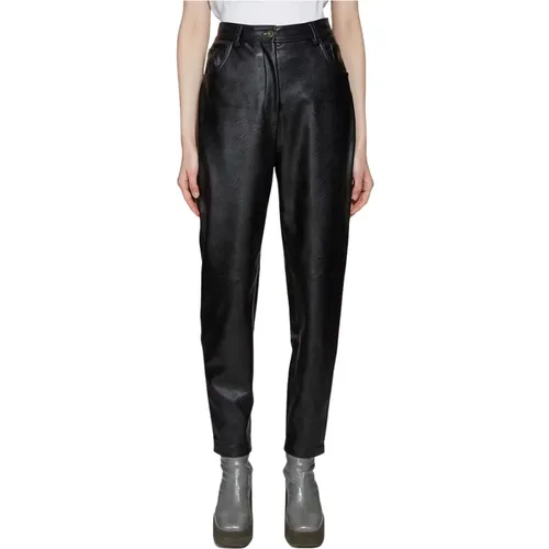 Trousers > Leather Trousers - - Stella Mccartney - Modalova