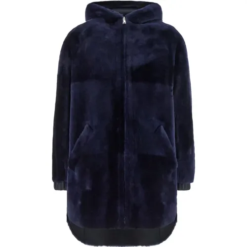 Jackets > Faux Fur & Shearling Jackets - - Blancha - Modalova