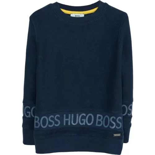 Hugo Boss - Pulls - Bleu - Hugo Boss - Modalova