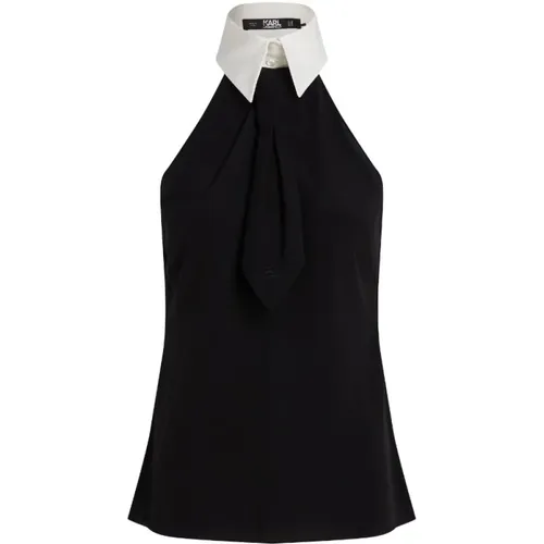 Tops > Sleeveless Tops - - Karl Lagerfeld - Modalova