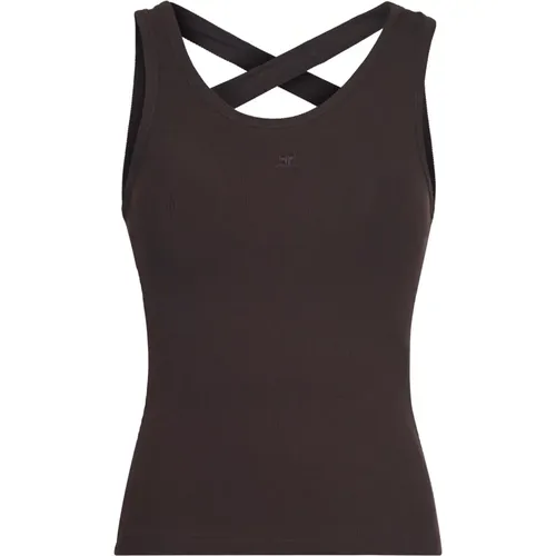 Tops > Sleeveless Tops - - Courrèges - Modalova