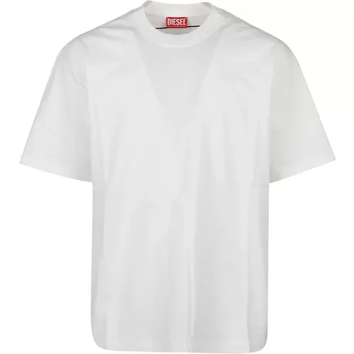 Diesel - Tops > T-Shirts - White - Diesel - Modalova