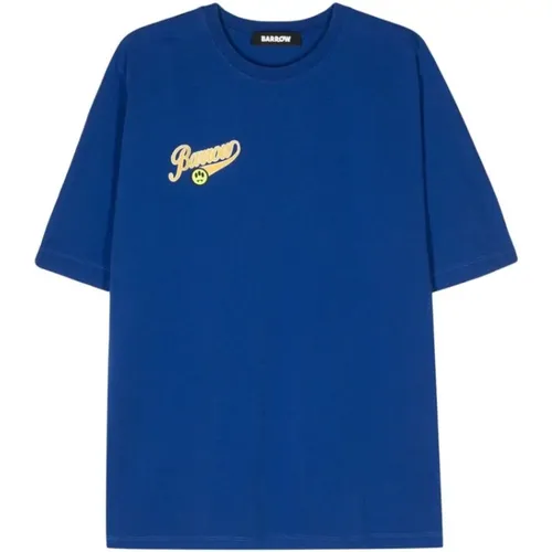 Barrow - Tops > T-Shirts - Blue - Barrow - Modalova