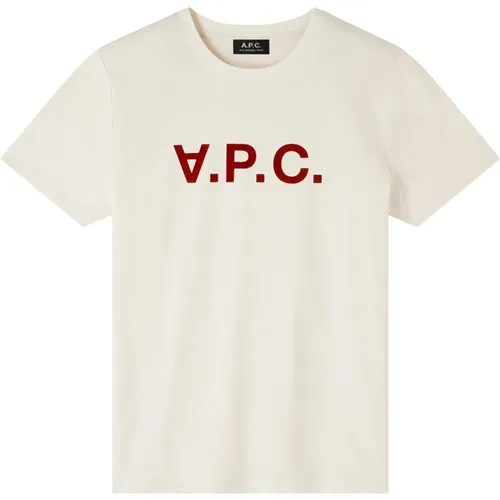 A.p.c. - Tops > T-Shirts - White - A.p.c. - Modalova