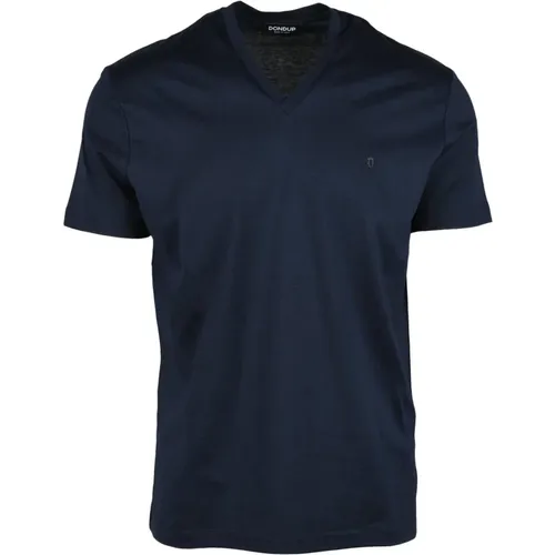 Dondup - Tops > T-Shirts - Blue - Dondup - Modalova