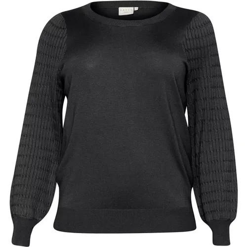 Knitwear > Round-neck Knitwear - - Kaffe Curve - Modalova