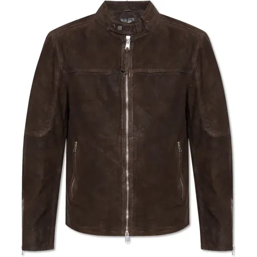 Jackets > Leather Jackets - - AllSaints - Modalova