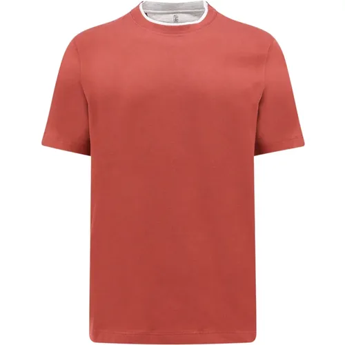 Tops > T-Shirts - - BRUNELLO CUCINELLI - Modalova