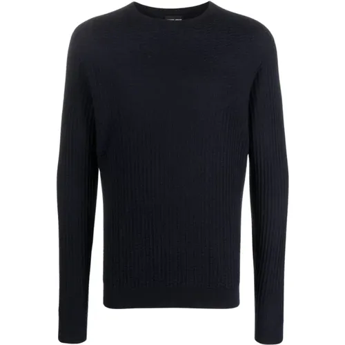 Knitwear > Round-neck Knitwear - - Giorgio Armani - Modalova