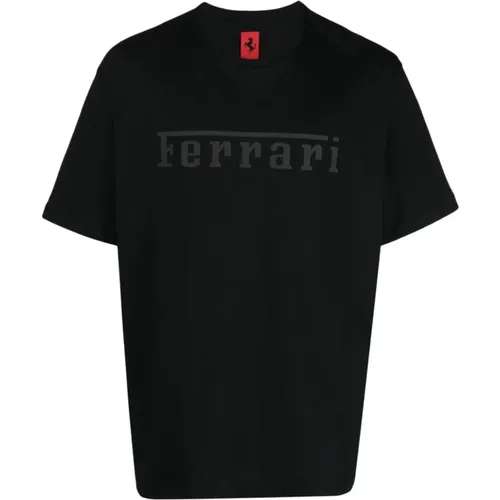 Ferrari - Tops > T-Shirts - Black - Ferrari - Modalova