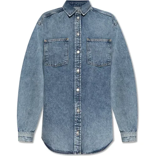 Blouses & Shirts > Denim Shirts - - Samsøe Samsøe - Modalova