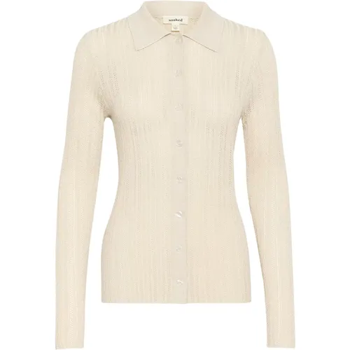 Knitwear > Cardigans - - Soaked in Luxury - Modalova