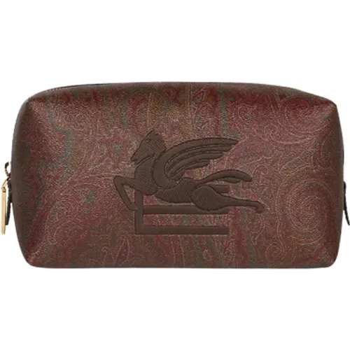 Etro - Bags > Toilet Bags - Brown - ETRO - Modalova