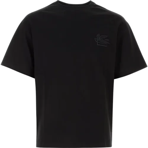 Etro - Tops > T-Shirts - Black - ETRO - Modalova
