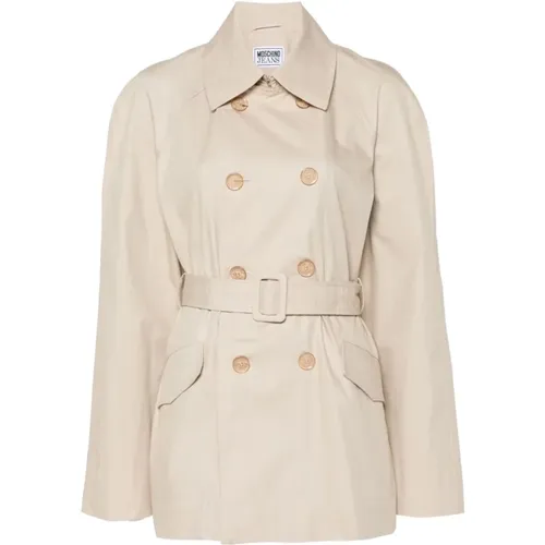 Coats > Trench Coats - - Moschino - Modalova