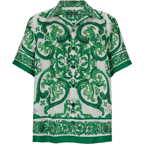 Shirts > Short Sleeve Shirts - - Dolce & Gabbana - Modalova