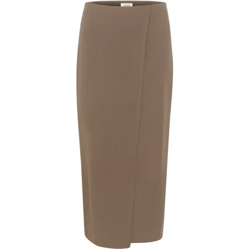 Skirts > Midi Skirts - - Soaked in Luxury - Modalova