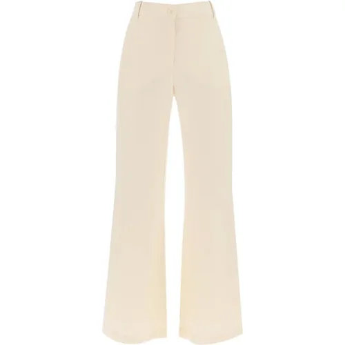 Trousers > Wide Trousers - - By Malene Birger - Modalova