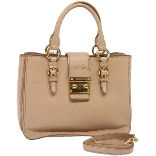 Pre-owned > Pre-owned Bags > Pre-owned Tote Bags - - Miu Miu Pre-owned - Modalova