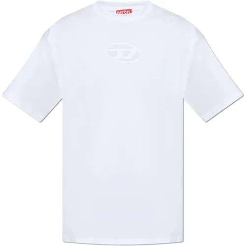 Diesel - Tops > T-Shirts - White - Diesel - Modalova