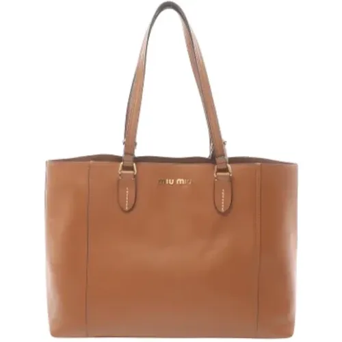 Pre-owned > Pre-owned Bags > Pre-owned Tote Bags - - Miu Miu Pre-owned - Modalova