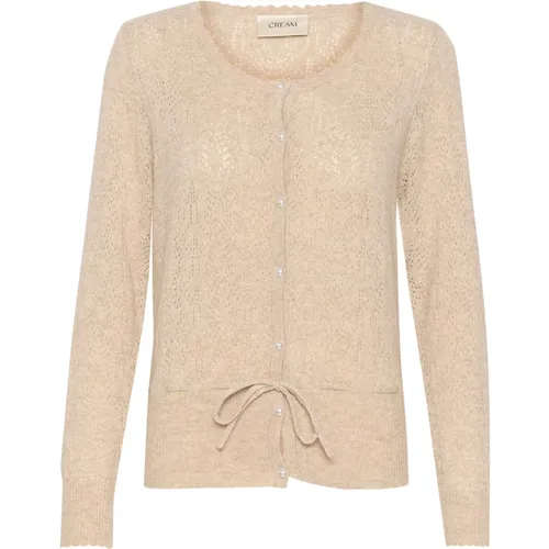 Knitwear > Cardigans - - Cream - Modalova