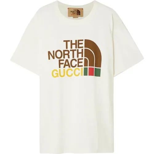 Gucci - Tops > T-Shirts - Beige - Gucci - Modalova
