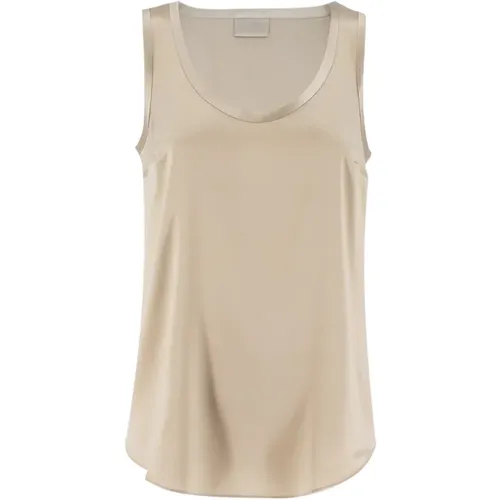 Tops > Sleeveless Tops - - BRUNELLO CUCINELLI - Modalova