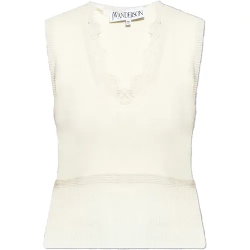 Tops > Sleeveless Tops - - JW Anderson - Modalova