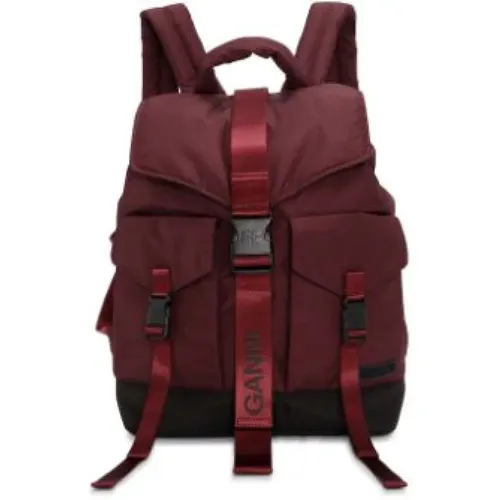 Ganni - Bags > Backpacks - Brown - Ganni - Modalova