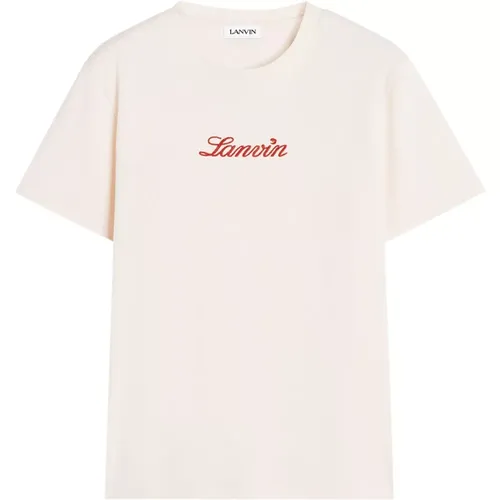 Lanvin - Tops > T-Shirts - Pink - Lanvin - Modalova