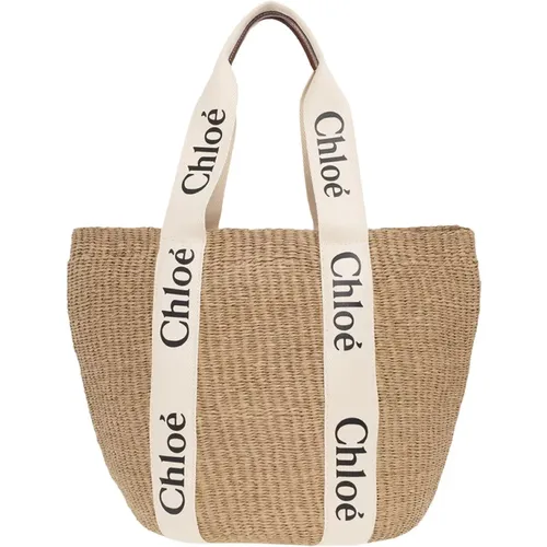 Chloé - Bags > Tote Bags - Beige - Chloé - Modalova