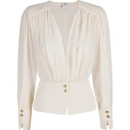 Blouses & Shirts > Shirts - - Elisabetta Franchi - Modalova