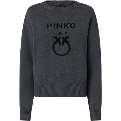 Knitwear > Round-neck Knitwear - - pinko - Modalova