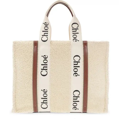 Chloé - Bags > Tote Bags - Beige - Chloé - Modalova