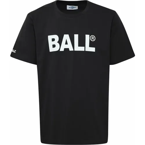 Ball - Tops > T-Shirts - Black - Ball - Modalova