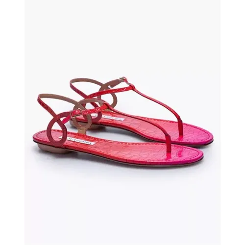 Shoes > Sandals > Flat Sandals - - Aquazzura - Modalova