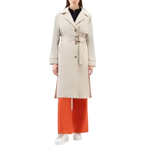 Coats > Belted Coats - - Woolrich - Modalova