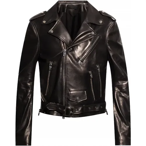 Jackets > Leather Jackets - - Amiri - Modalova