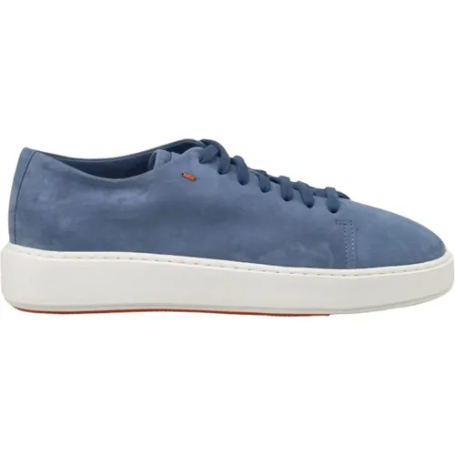 Santoni - Shoes > Sneakers - Blue - Santoni - Modalova