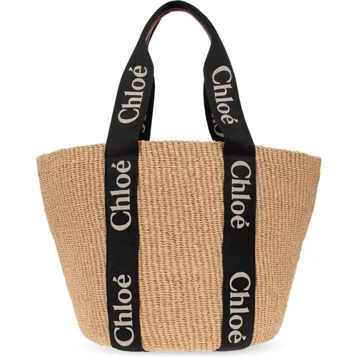 Chloé - Bags > Tote Bags - Beige - Chloé - Modalova