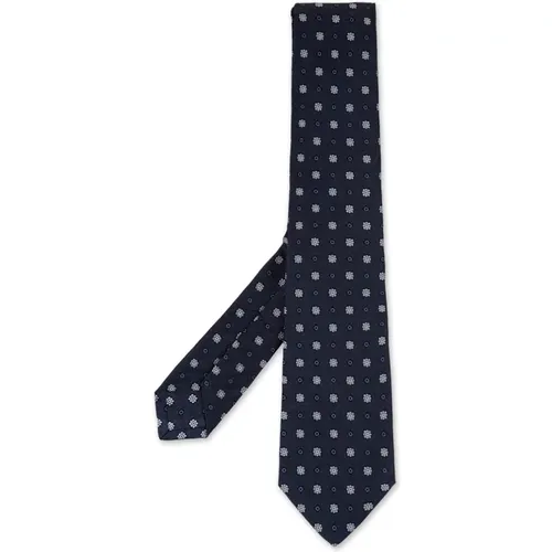 Kiton - Accessories > Ties - Blue - Kiton - Modalova